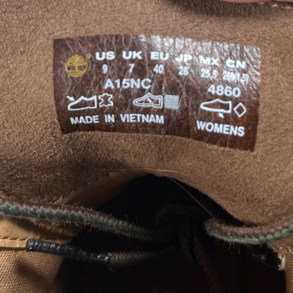 Timberland Brown Leather Ankle Boot - Women’s 9 - Picture 6 of 8